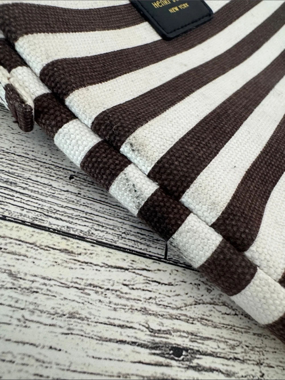 Henri Bendel Striped Pouch